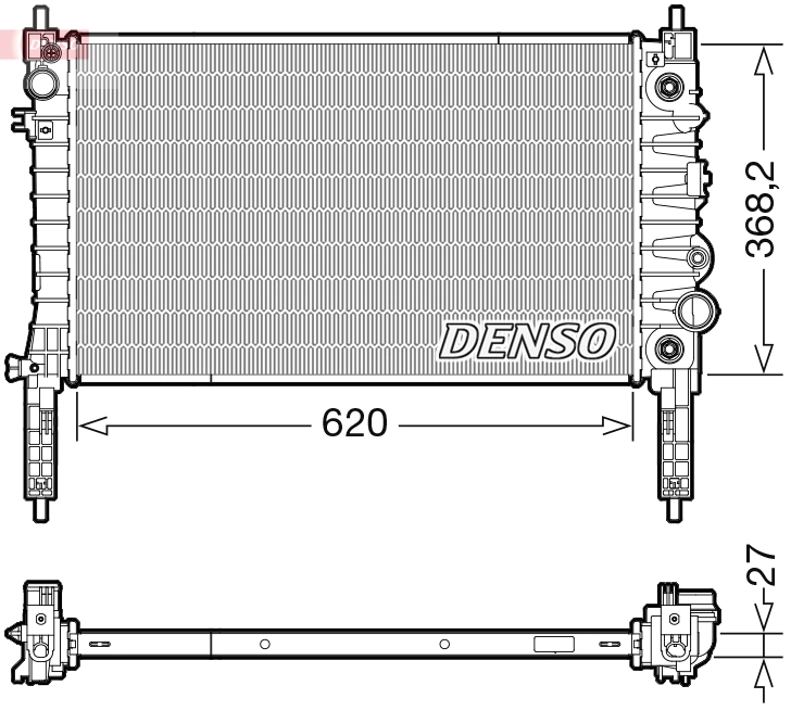 Radiator, engine cooling