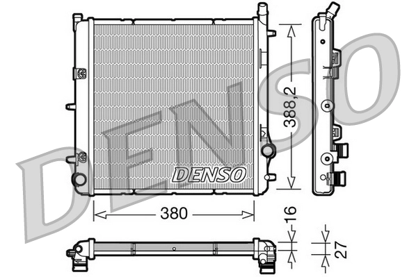 Radiator, engine cooling