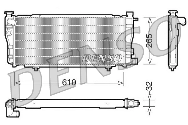 Radiator, engine cooling