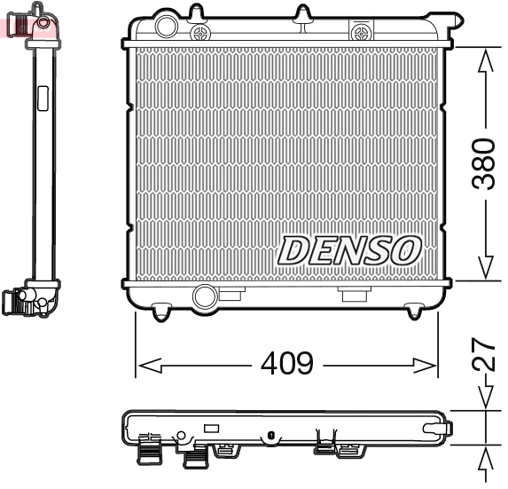 Radiator, engine cooling