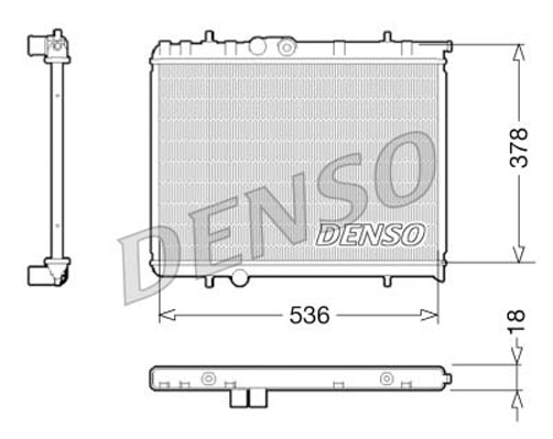 Radiator, engine cooling