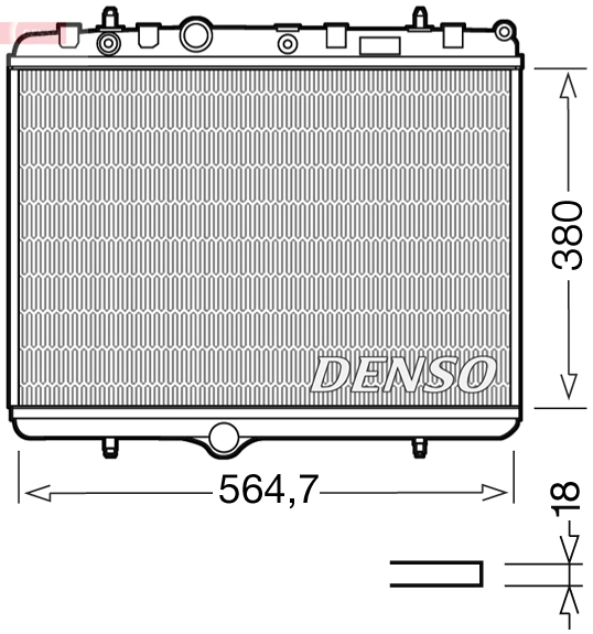 Radiator, engine cooling