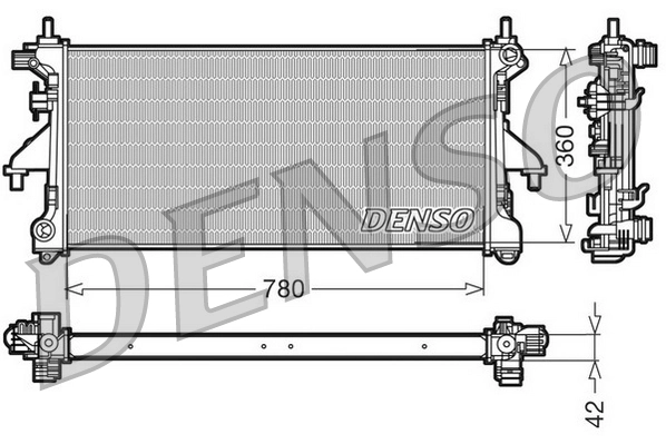 Radiator, engine cooling