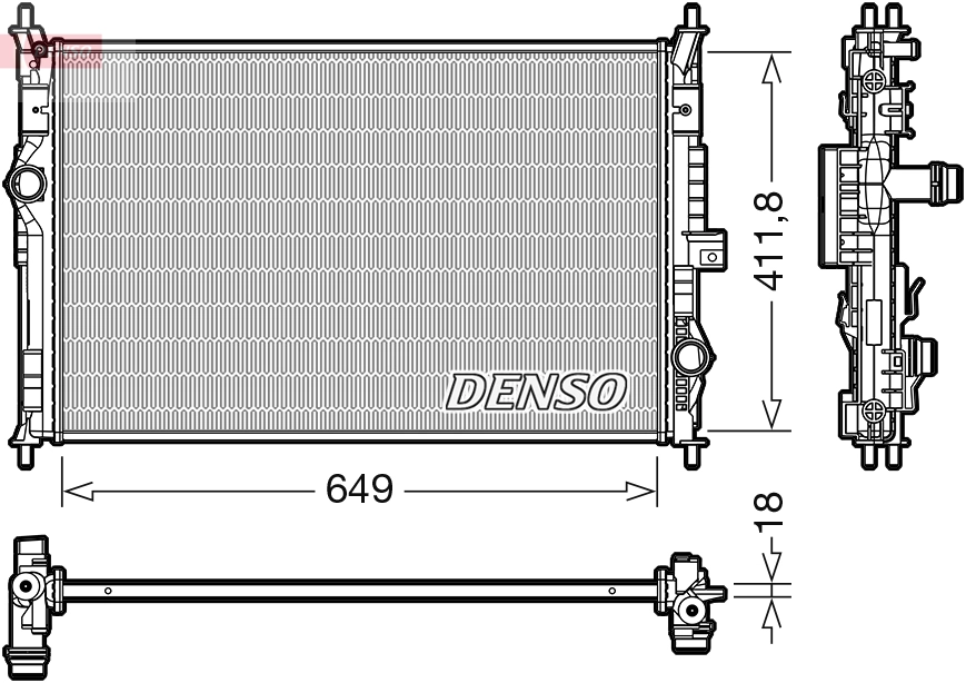 Radiator, engine cooling