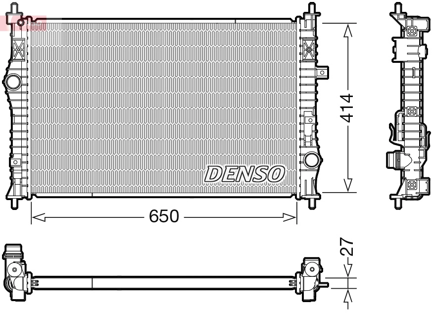 Radiator, engine cooling