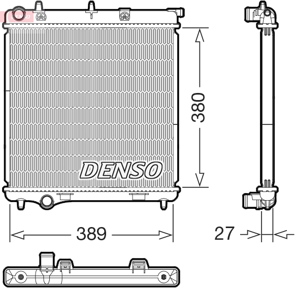 Radiator, engine cooling