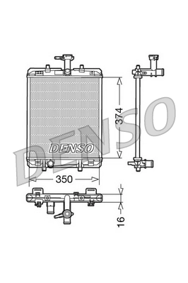 Radiator, engine cooling