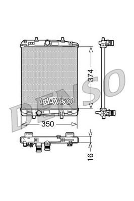 Radiator, engine cooling