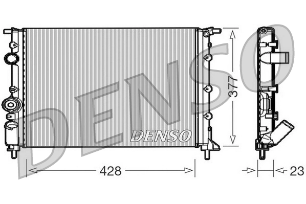 Radiator, engine cooling