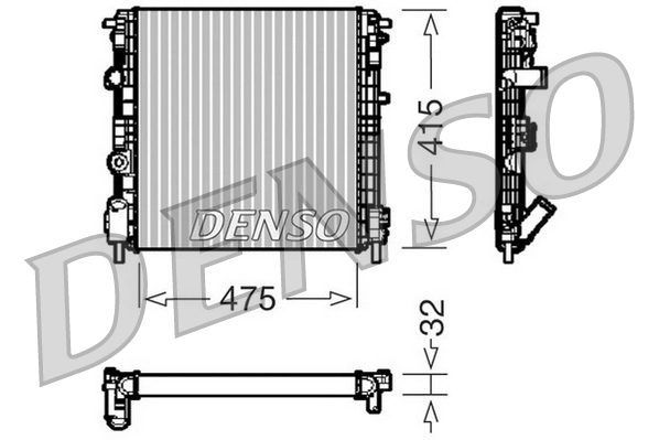 Radiator, engine cooling