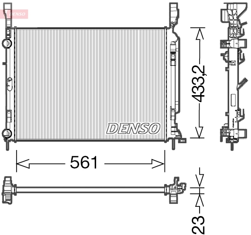 Radiator, engine cooling