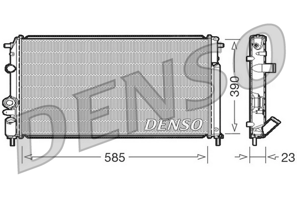 Radiator, engine cooling