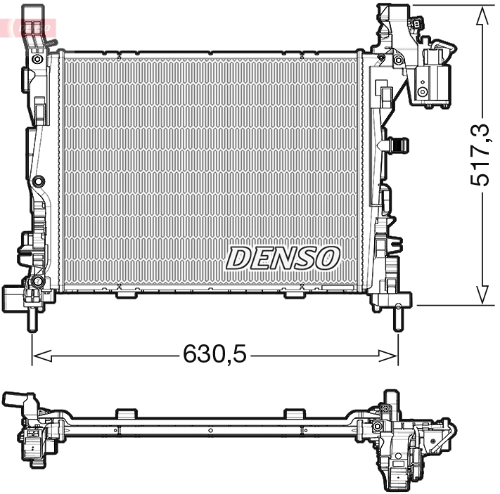 Radiator, engine cooling