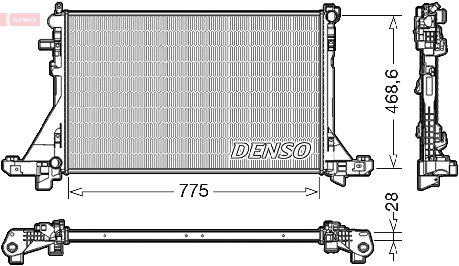 Radiator, engine cooling