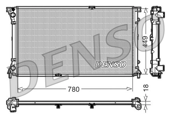 Radiator, engine cooling