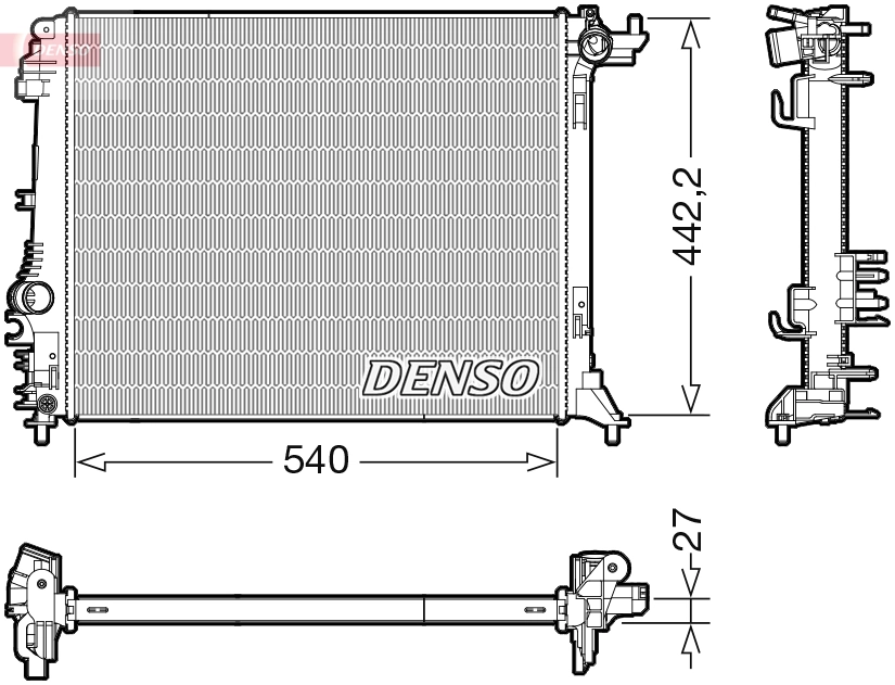 Radiator, engine cooling