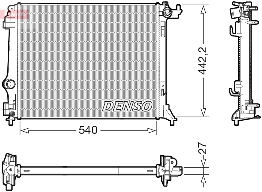 Radiator, engine cooling