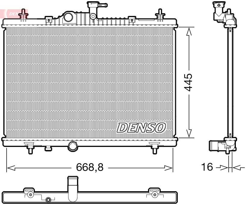 Radiator, engine cooling