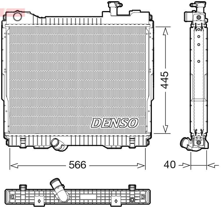 Radiator, engine cooling