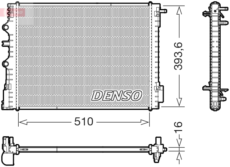 Radiator, engine cooling