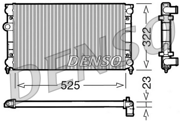 Radiator, engine cooling