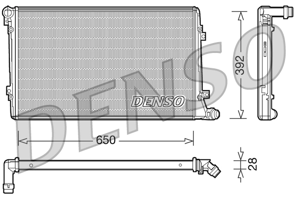 Radiator, engine cooling