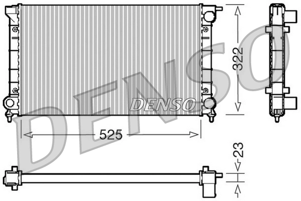 Radiator, engine cooling