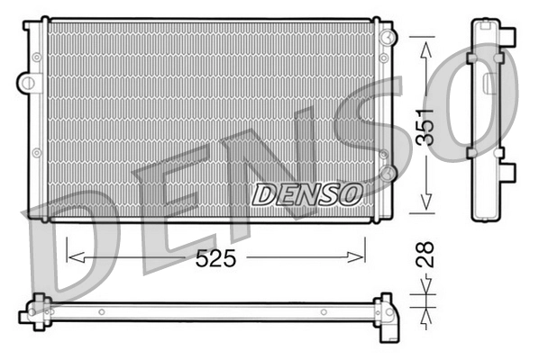 Radiator, engine cooling