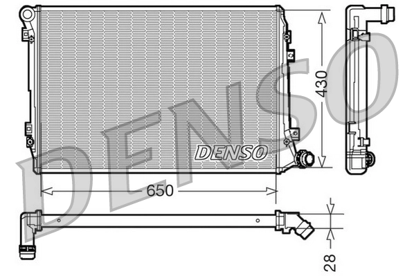Radiator, engine cooling