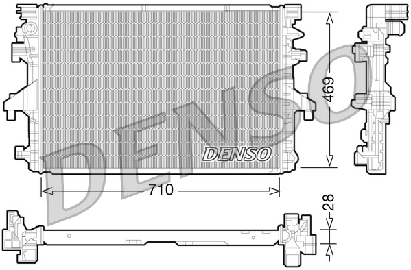 Radiator, engine cooling