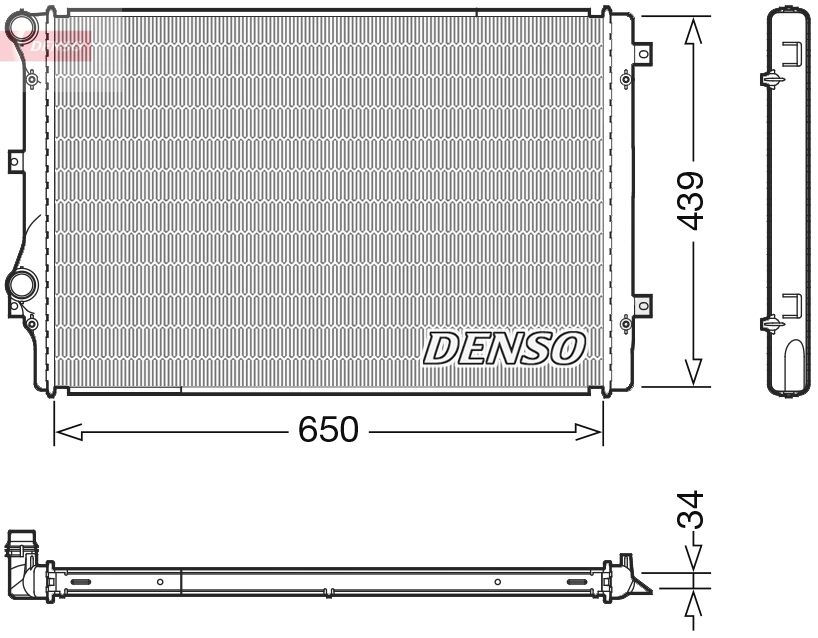 Radiator, engine cooling