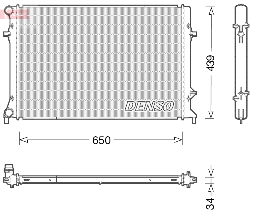 Radiator, engine cooling