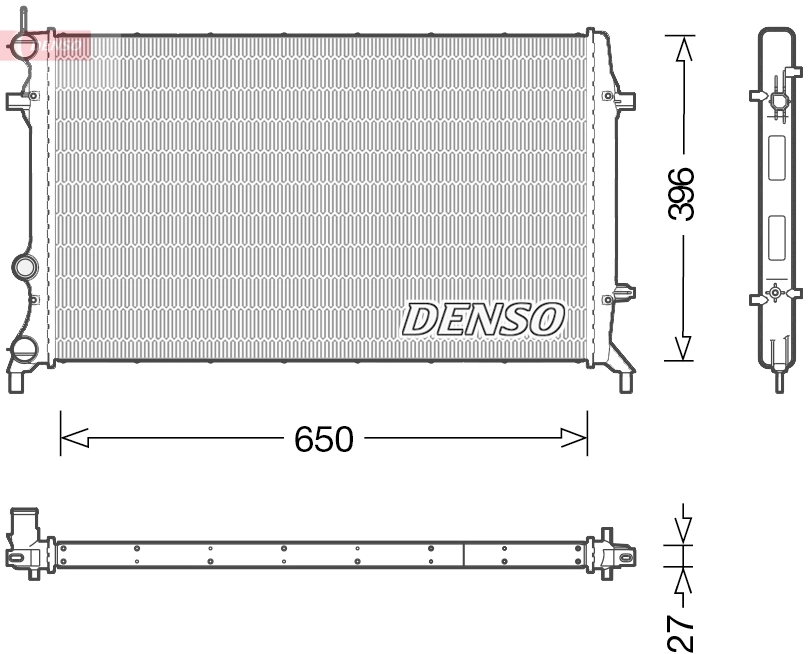 Radiator, engine cooling