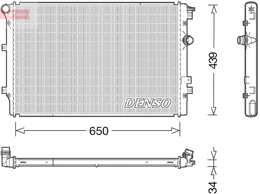 Radiator, engine cooling