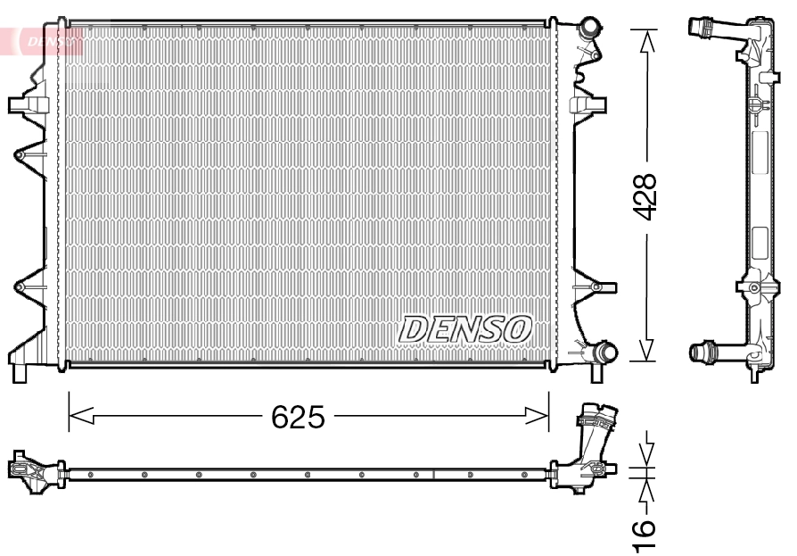 Radiator, engine cooling