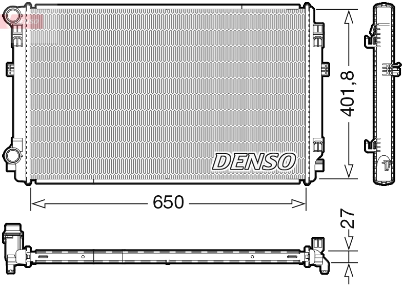 Radiator, engine cooling