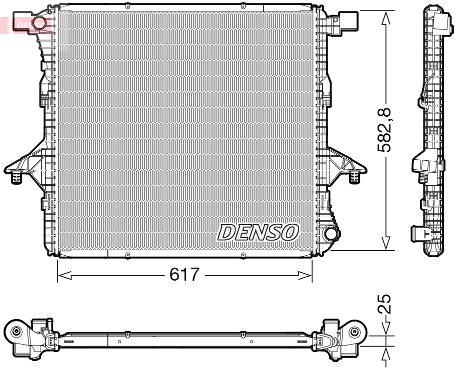 Radiator, engine cooling