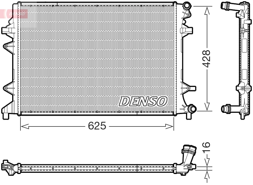 Radiator, engine cooling