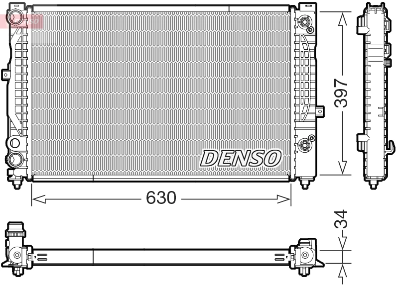 Radiator, engine cooling