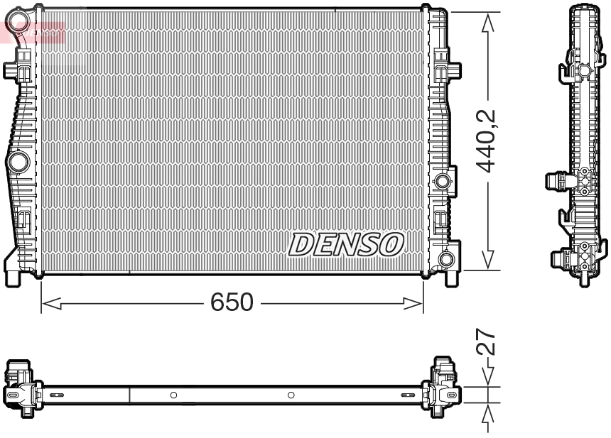 Radiator, engine cooling