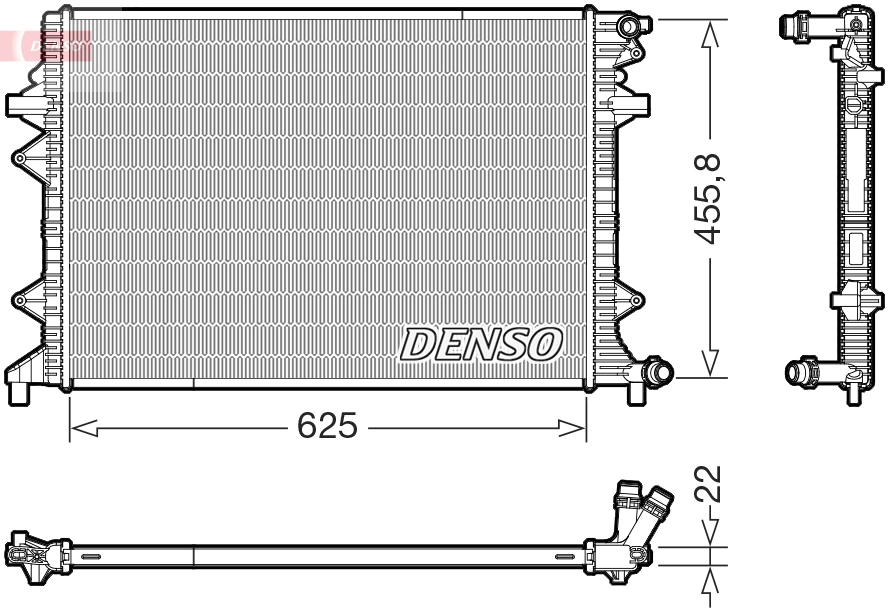 Radiator, engine cooling