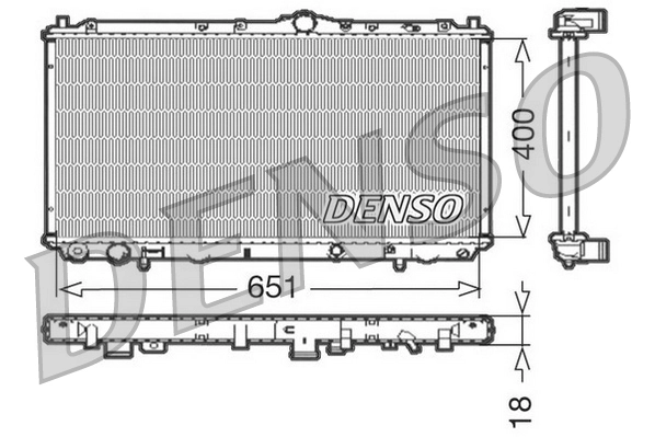 Radiator, engine cooling