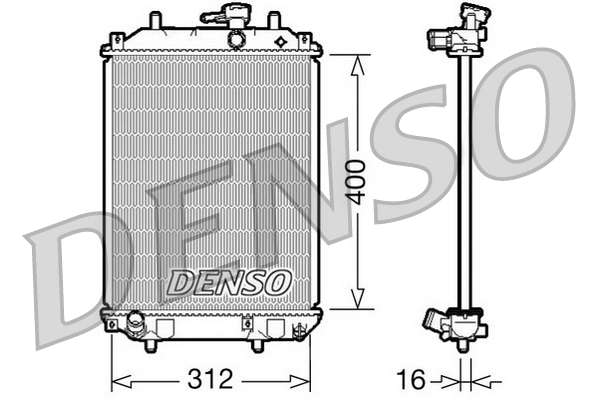 Radiator, engine cooling