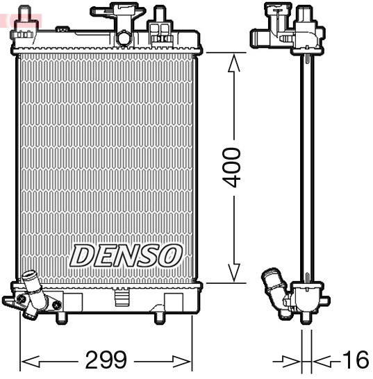 Radiator, engine cooling