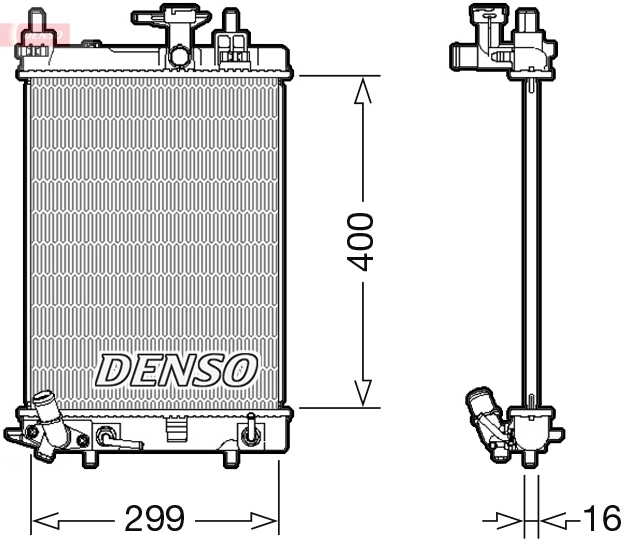 Radiator, engine cooling