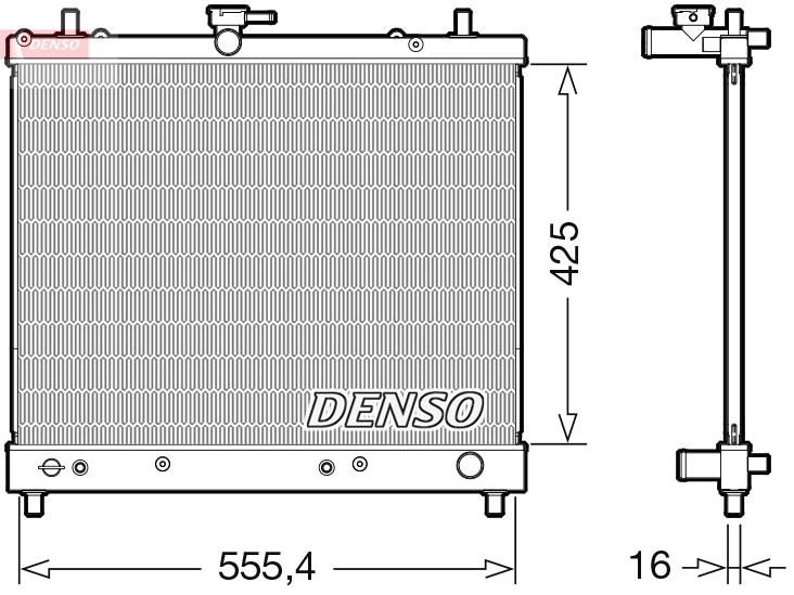 Radiator, engine cooling