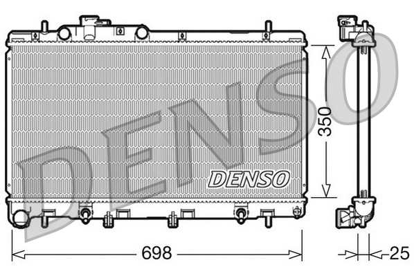 Radiator, engine cooling