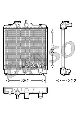 Radiator, engine cooling
