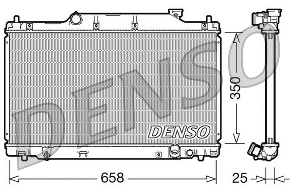 Radiator, engine cooling