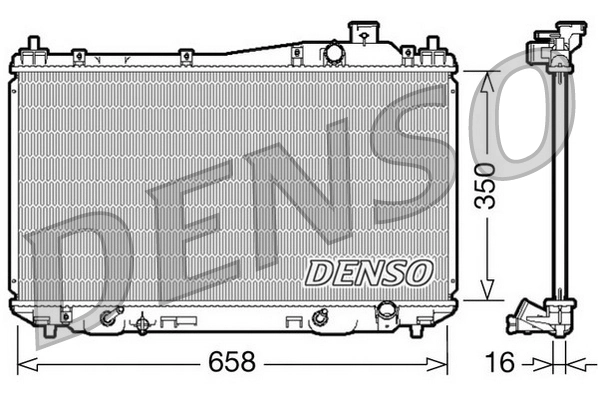 Radiator, engine cooling